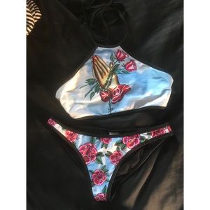 Current MoodxDollskill Sacred Rose Bikini